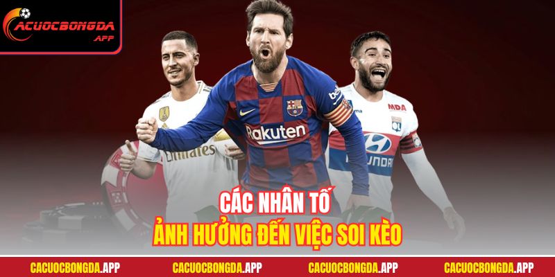 Các nhân tố ảnh hưởng đến việc soi kèo